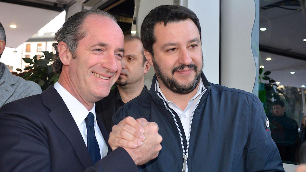 Luca Zaia e Matteo Salvini
